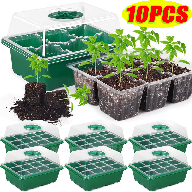 Propagation Tray Dome - Ayarlanabilir Nem Kubbeli ve Tabanlı Tohum