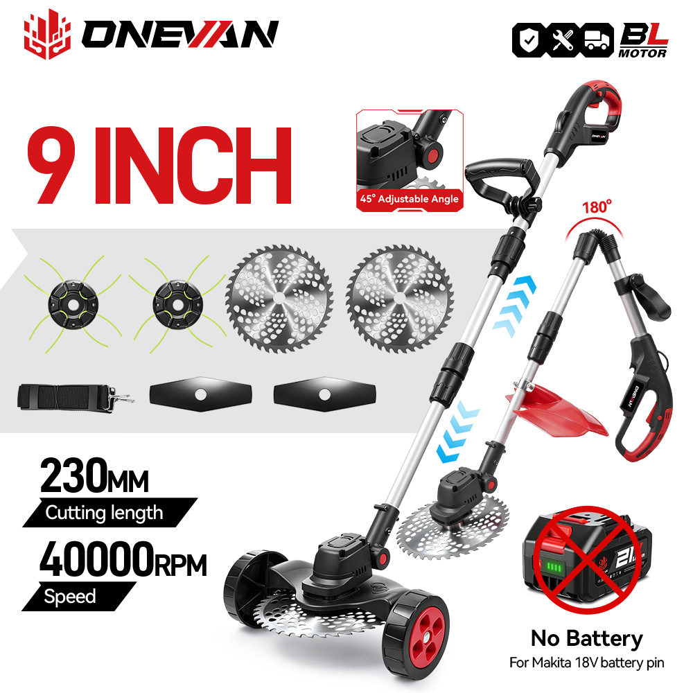 Gardening Tools Battery Powered - ONEVAN 9 inç 40000RPM Fırçasız Elektrikli