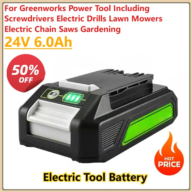 Gardening Tools Battery Powered - Greenworks için 24V 6.0Ah Elektrikli Alet