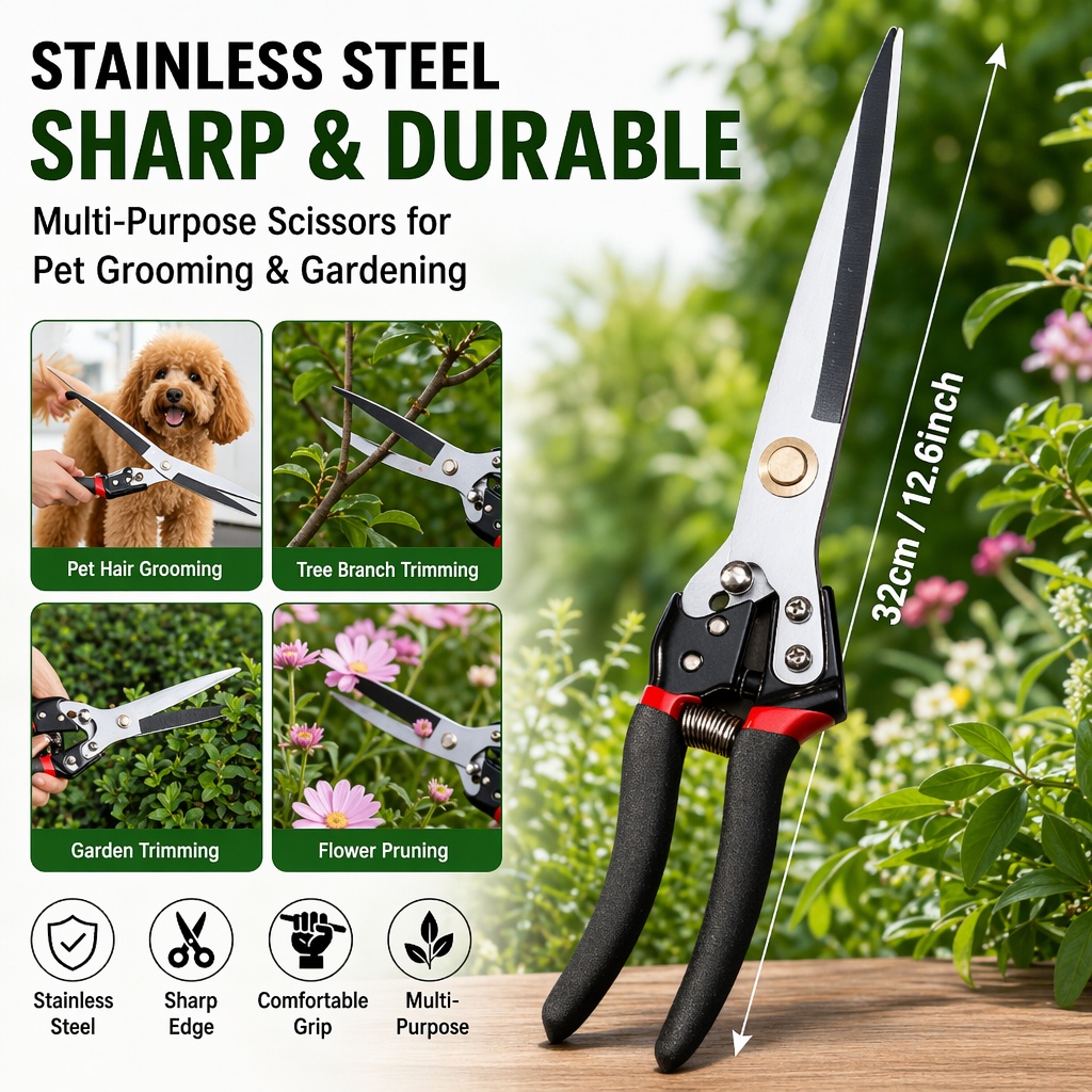 Gardening Tools To Cut Branches - Makas Ağır Hizmet Makas Koyun Kırkma