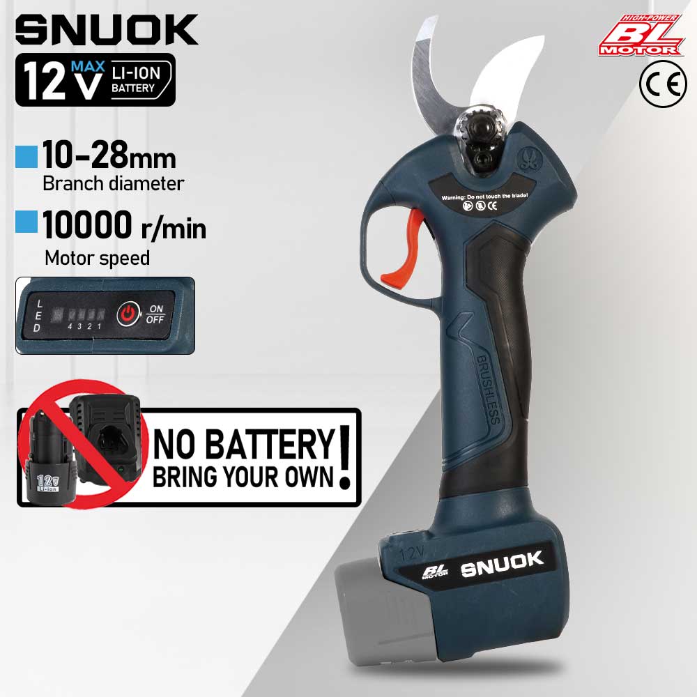 Gardening Tools Battery Powered - SNUOK 12V fırçasız elektrikli budama makası