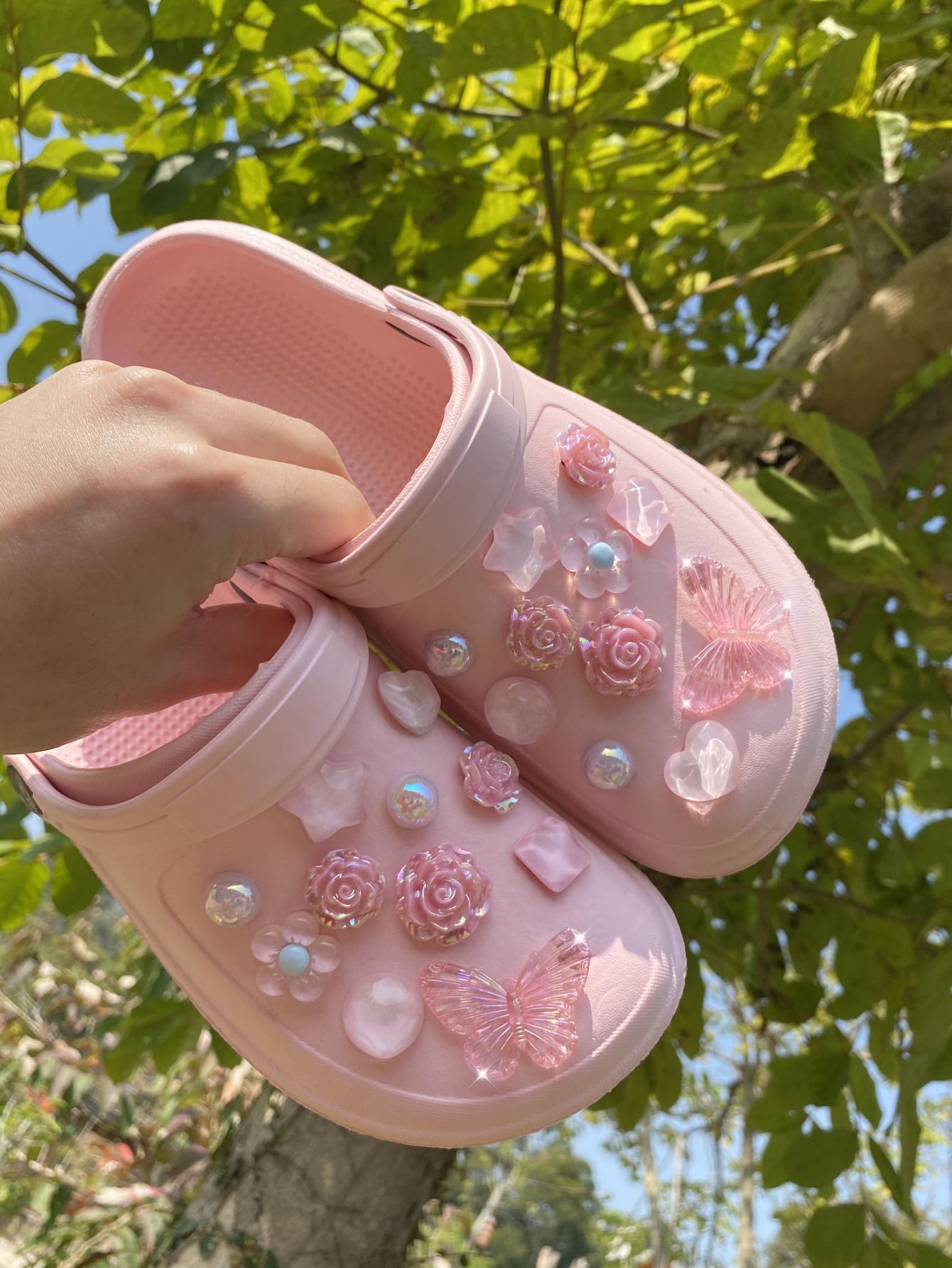 Gardening Tools Pink - 22'li plaj ayakkabısı Ayakkabı Çiçek aksesuarları