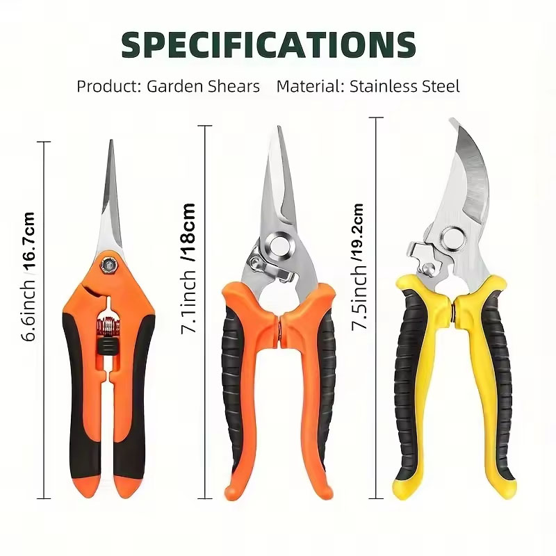 3PCS Bahçe Makası Seti Ergonom - Gardening Tools Pink incelemesi ve fiyatı