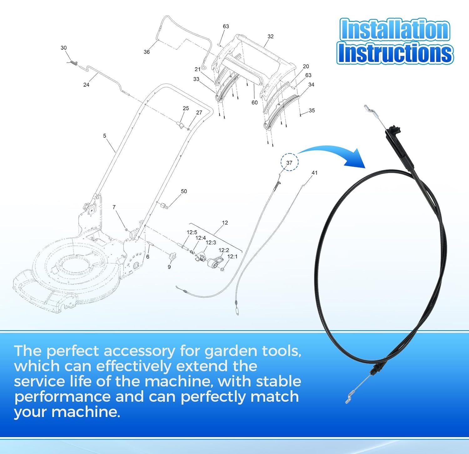 139-6594 PP B&S Fren Kablosu,  - Gardening Tools B&Q incelemesi ve fiyatı