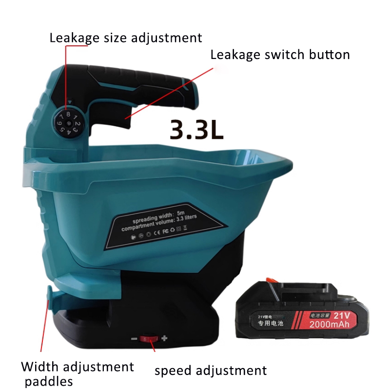 3.3L Otomatik Gübre Serpme Mak - Grass Seed Spreader incelemesi ve fiyatı