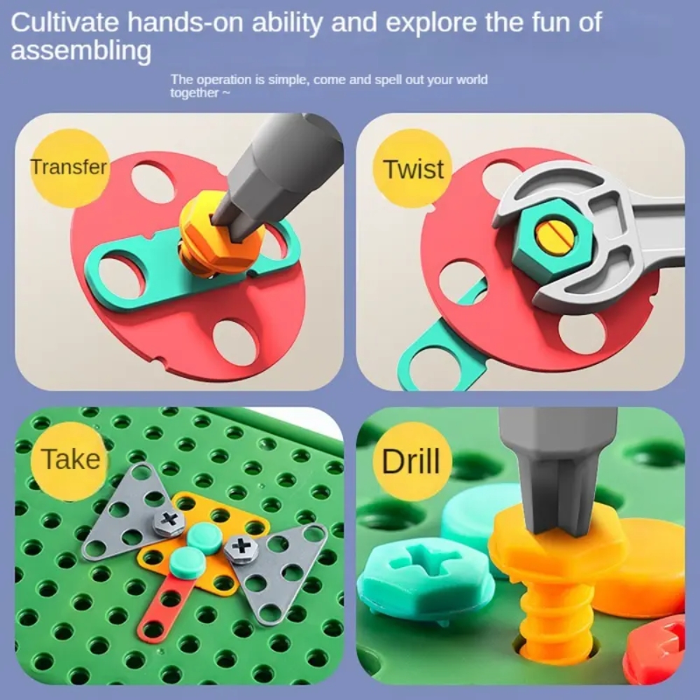 450 Adet Çocuk STEM Matkap Set - Gardening Tools For Kids incelemesi ve fiyatı