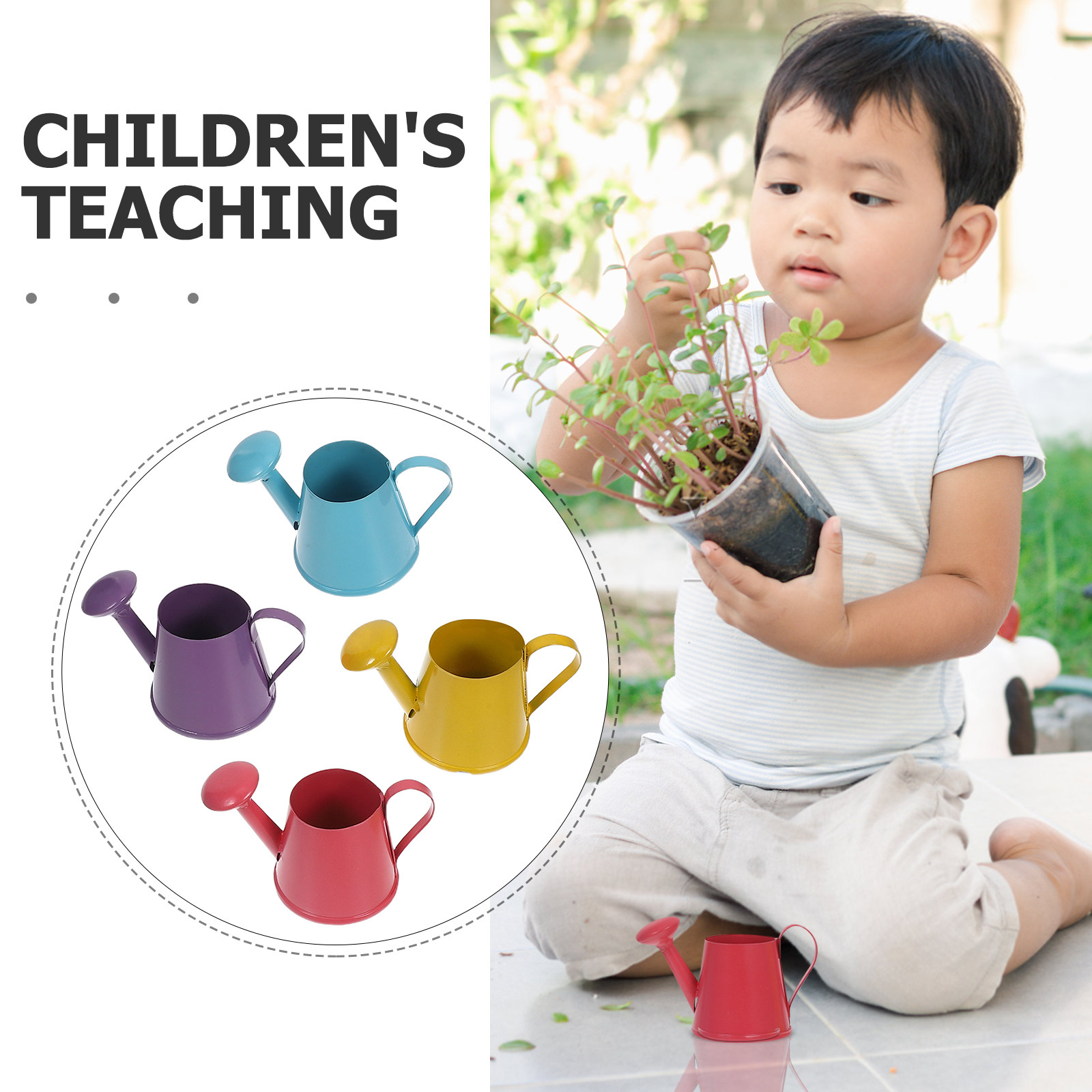4 Parça Mini Metal Sulama Kabı - Gardening Tools For Kids incelemesi ve fiyatı
