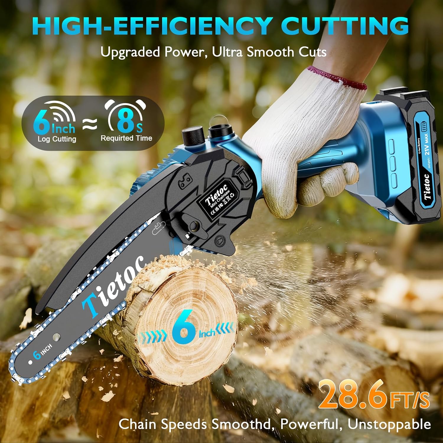 Mini Testere, 6 İnç Akülü Test - Gardening Tools Battery Powered incelemesi ve fiyatı