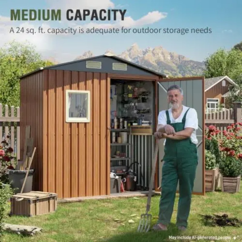 6x4 Ft Açık Hava Depolama Kulü - Gardening Tool incelemesi ve fiyatı