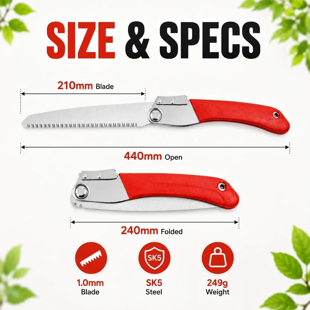 Katlanır Budama Testeresi 210m - Gardening Tools To Cut Branches incelemesi ve fiyatı